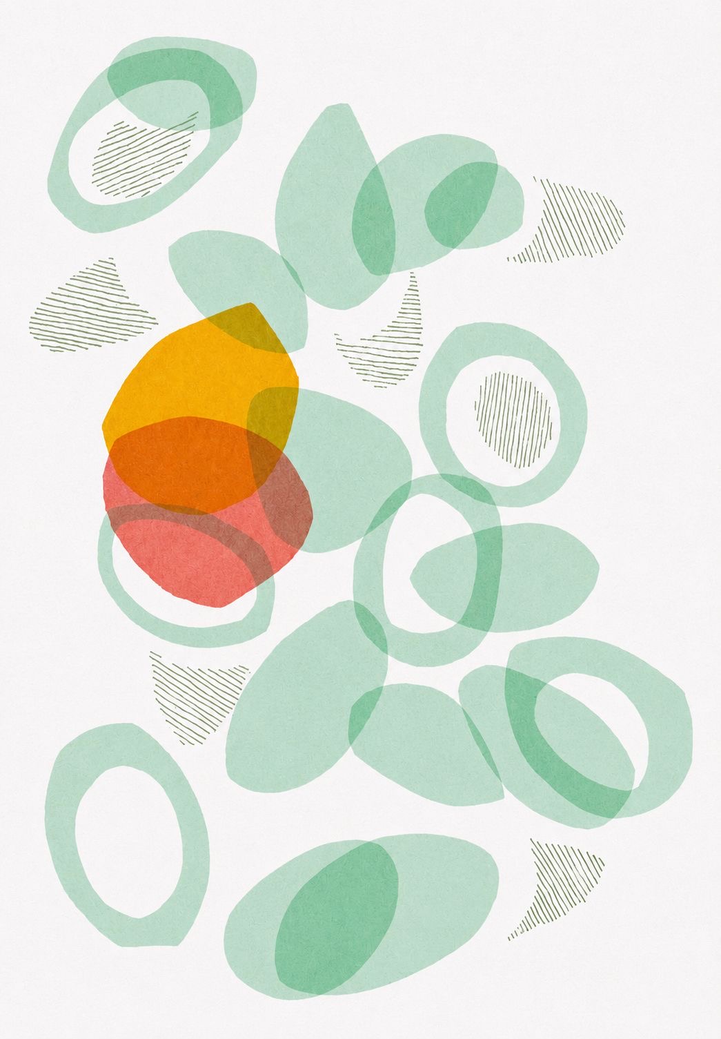 Abstract wedding artwork