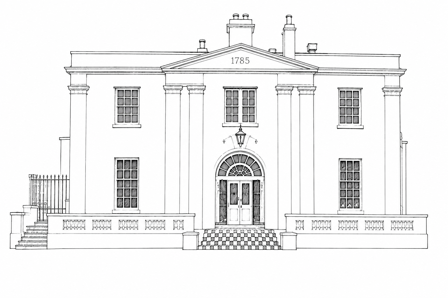 Belair House illustration